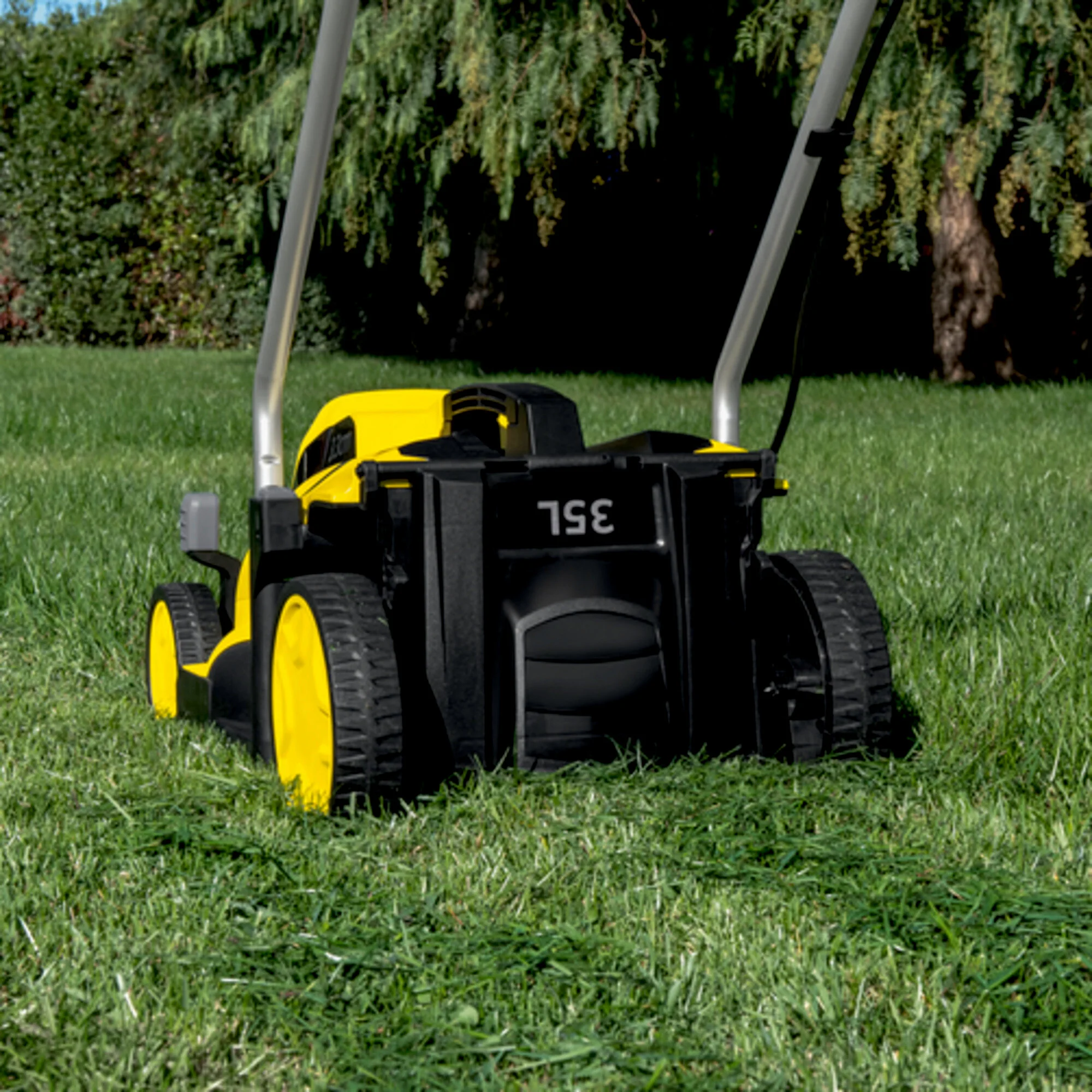 Аккумуляторная газонокосилка LMO 18-33 Battery Set: Система скашивания 2-в-1